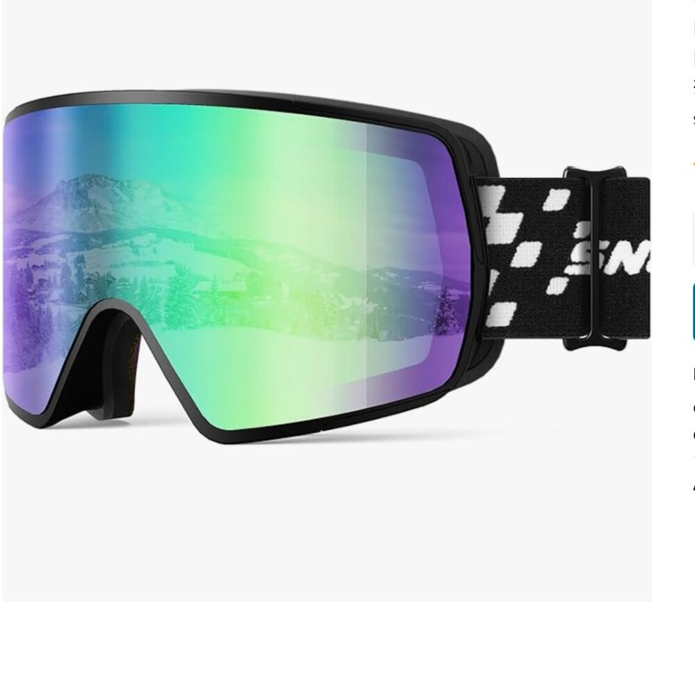 OTG Snow Goggles with UV400 Protection